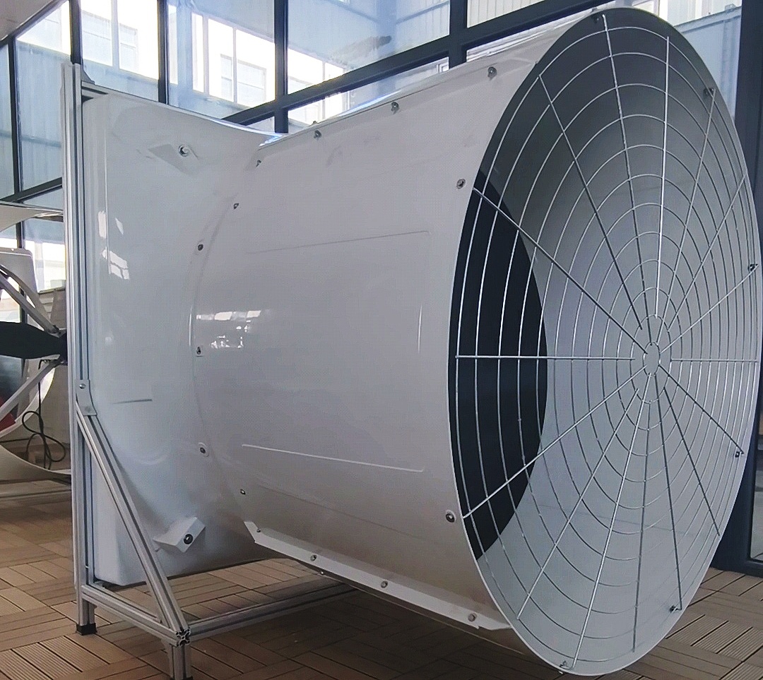 BESS FRP Fan with Butterfly Damper Display