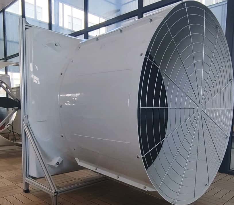 56” FRP Fan-Butterfly Damper